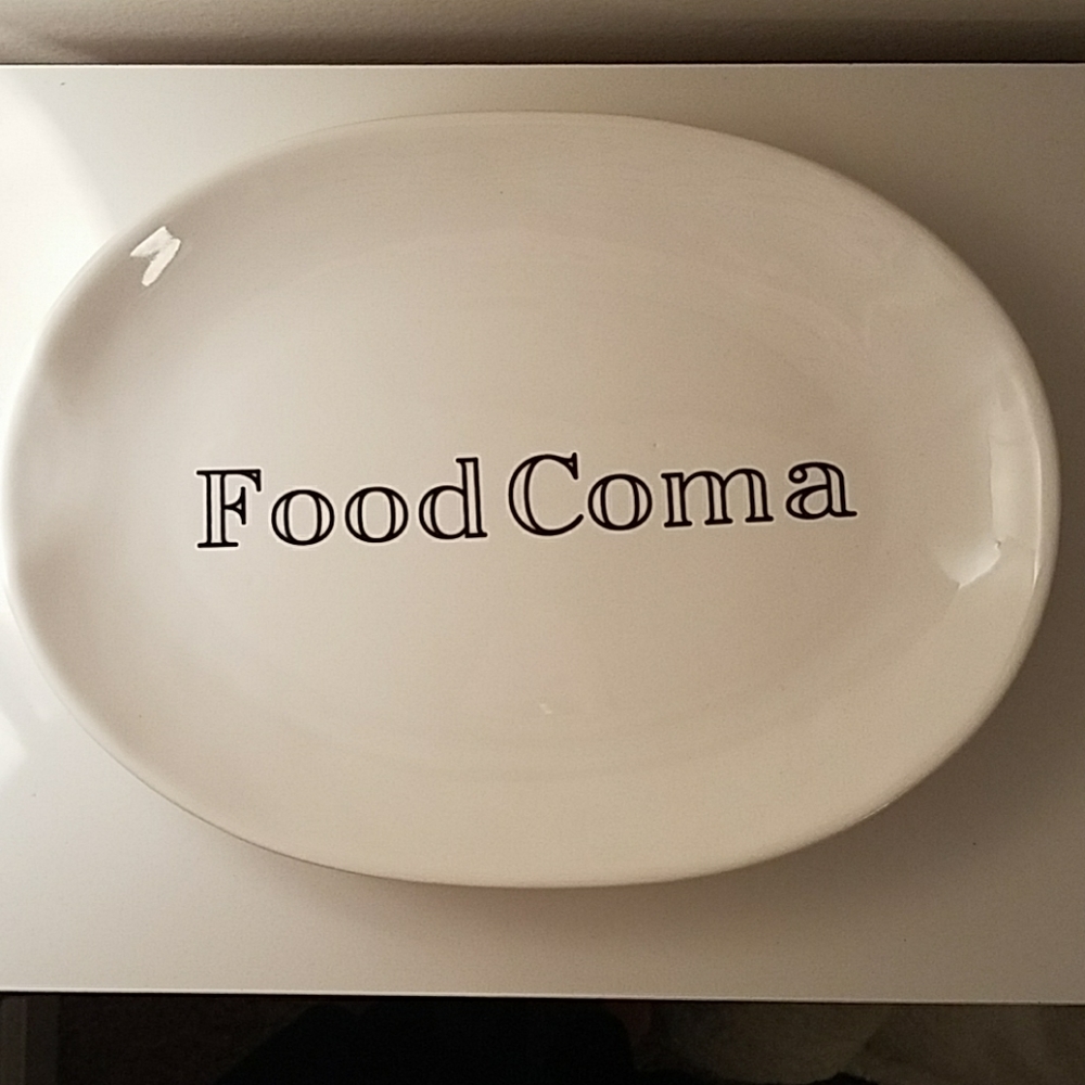 "Food Coma" Serving Platter
